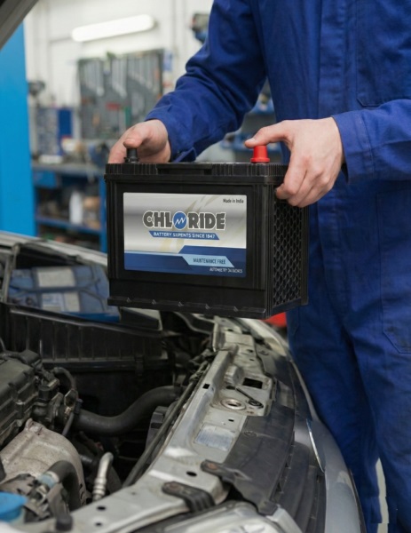 Chloride battery service and installation